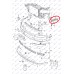 Shtërngues/mbajtës në parakolpin e përparmë (në krahu) për AUDI A4 00-04 - OEM: 8E0807228