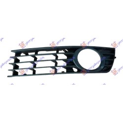 Grilë në parakolpin e përparmë (me hapje për drita të mjegullës) e hapur për AUDI A4 00-04 - OEM: 8E0807681