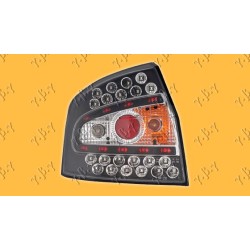 Drita stop të zeza LED për AUDI A4 00-04