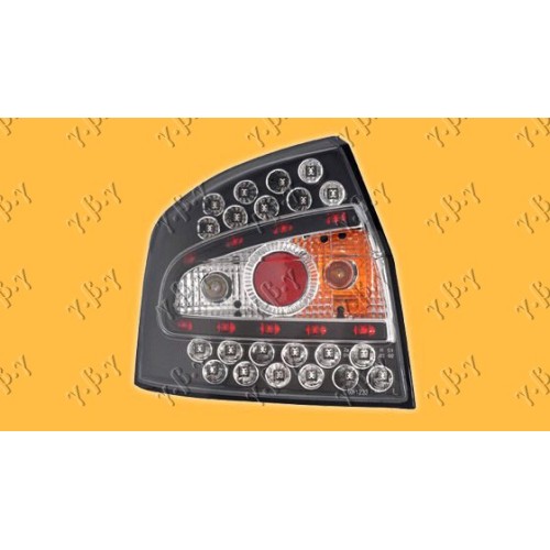 Drita stop të zeza LED për AUDI A4 00-04