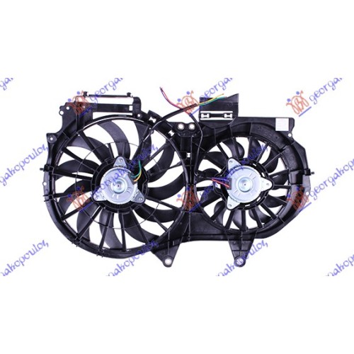 Ventilator komplet (dopio) 1.6-1.8-2.0 benzinë - 1.9-2.0 TDi dizel (380/280mm) për AUDI A4 04-07 - OEM: 8E0121207F Ventilator komplet (dopio) 1.6-1.8-2.0 benzinë - 1.9-2.0 TDi dizel (380/280mm) për AUDI A4 04-07 - OEM: 8E0121207F