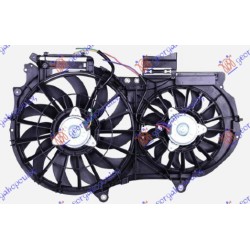Ventilator komplet (dopio) 2.4-3.0-3.2 benzinë (380/280mm) për AUDI A4 04-07 - OEM: 8E0121207D Ventilator komplet (dopio) 2.4-3.0-3.2 benzinë (380/280mm) për AUDI A4 04-07 - OEM: 8E0121207D
