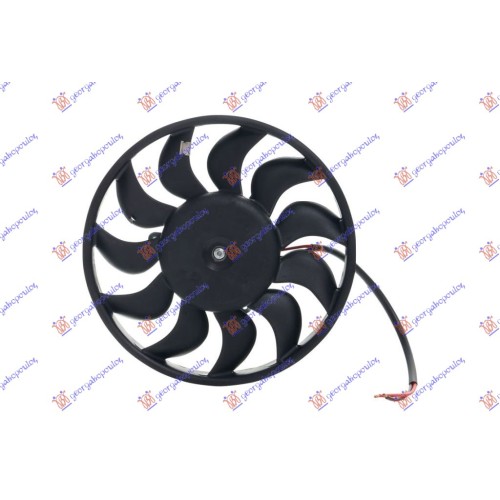 Ventilator për kondicioner (Motor + Ventilator) benzinë/dizel (280mm) (300w) për AUDI A4 04-07 - OEM: 8E0959455B