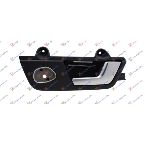 Dorezë për derën e pasme e brendshme argjendtë/e zezë për AUDI A4 00-04 - OEM: 8E0839020C7PE Dorezë për derën e pasme e brendshme argjendtë/e zezë për AUDI A4 00-04 - OEM: 8E0839020C7PE