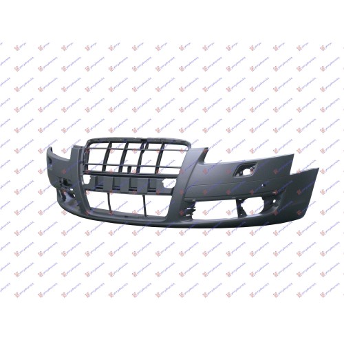 Parakolpi i përparmë (gati për ngjyrosje) (me hapje për sensorë parkimi + spërkatëse) për AUDI A6 04-08 - OEM: 4F0807105BGRU