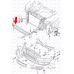 Shinë/bazë për parakolpin e përparmë (metal) për AUDI A6 04-08 - OEM: 4F0807111