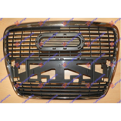Maskë pvc/grilë komplet për AUDI A6 04-08 - OEM: 4F08536511QP