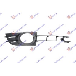 Grilë në parakolpin e përparmë (me hapje për drita të mjegullës) e hapur për AUDI A6 04-08 - OEM: 4F080768201C