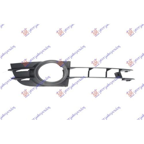 Grilë në parakolpin e përparmë (me hapje për drita të mjegullës) e hapur për AUDI A6 04-08 - OEM: 4F080768201C Grilë në parakolpin e përparmë (me hapje për drita të mjegullës) e hapur për AUDI A6 04-08 - OEM: 4F080768201C
