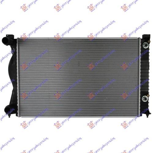 Radiator për motor 2,0 benzinë -2,0 dizel AM (67,5x44,5x për AUDI A6 04-08 - OEM: 4F0121251R