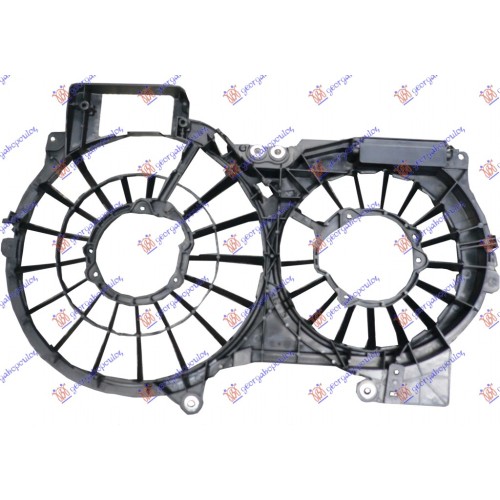 Difuzor/mbajtës për ventilator dopio benzinë/dizel për AUDI A6 04-08 - OEM: 4F0121207A