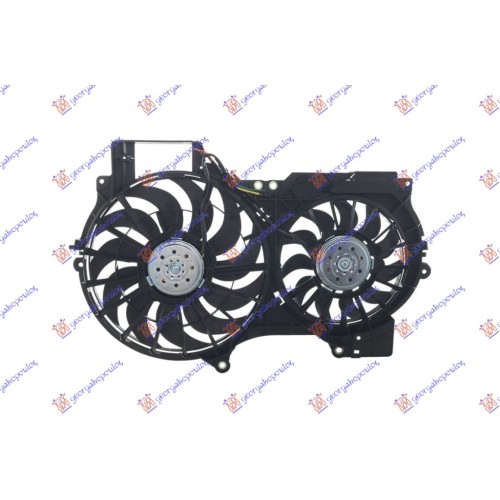 Ventilator komplet dopio benzinë/dizel për AUDI A6 04-08 - OEM: 4F0121207A
