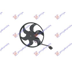Ventilator (Motor + helikë) 4.2 FSI benzinë - 2.7-3.0 TDI dizel (400mm) (400W) (i djathtë) për AUDI A6 04-08 - OEM: 4F0959455B