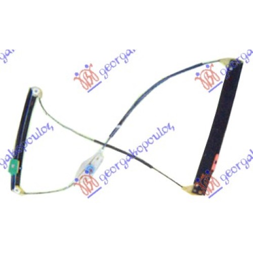 Ngritës/rregullator për dritaren e përparme elektrik (pa motor) për AUDI A6 04-08 - OEM: 4F0837461A