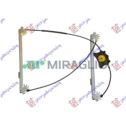 Ngritës/rregullator për dritaren e përparme elektrik (pa motor) (А cilësi) për AUDI A6 04-08 - OEM: 4F0837462A