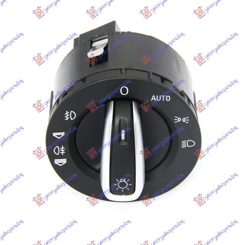 Ndërprerës për Fenerë krom (8 pinë) për AUDI A6 04-08 - OEM: 4F1941531E