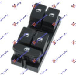 Ndërprerës në derën e përparme (katërfish) (8 pinë) për AUDI A1 18- - OEM: 5G0959857F