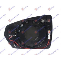 Xham për pasqyrë me ngrohje me këndi i vdekur (xham i lakuar) për AUDI A1 18- - OEM: 2G0857522E