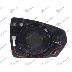Xham për pasqyrë me ngrohje me këndi i vdekur (xham asferik) për AUDI A1 18- - OEM: 2G0857521D