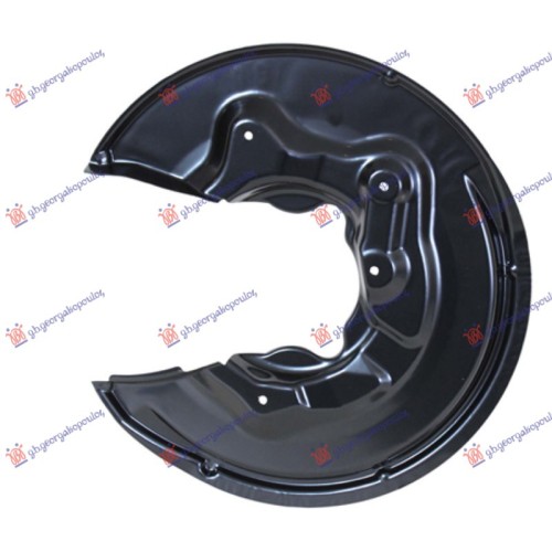 Mbrojtja e frenave nga pluhuri në anën e pasme (diametri i panelit 380/105mm) (diametri i diskut 310mm) për AUDI A3 03-08 - OEM: 5N0615611E Mbrojtja e frenave nga pluhuri në anën e pasme (diametri i panelit 380/105mm) (diametri i diskut 310mm) për AUDI A3 03-08 - OEM: 5N0615611E
