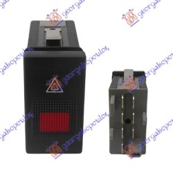 Ndërprerësi për katër dritat pulsuese (7 pinësh) për AUDI A4 00-04 - OEM: 8D0941509D Ndërprerësi për katër dritat pulsuese (7 pinësh) për AUDI A4 00-04 - OEM: 8D0941509D