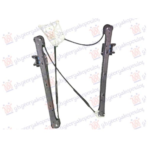 Ngritës/rregullator për dritaren e përparme elektrik (pa motor) për AUDI Q7 15-19 - OEM: 4M0837462A Ngritës/rregullator për dritaren e përparme elektrik (pa motor) për AUDI Q7 15-19 - OEM: 4M0837462A