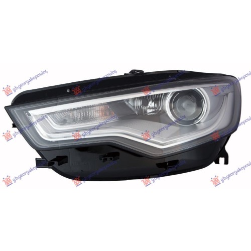 Fenerë bi-xenon (sistem adaptues për ndriçim (afs) me LEDDritë ditore (E) (DEPO) për AUDI A6 10-14 - OEM: 4G0 941 029 F