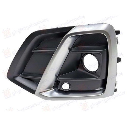 Grilë në parakolpin e përparmë me shirit kromi (s-line) për AUDI Q5 2020-2024 - OEM: 80A807679AGCOX