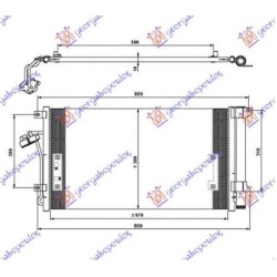 Radiator kondicioneri benzinë - dizel (690x390x16) (MARELLi) për AUDI Q7 06-09 - OEM: 4L0260401 Radiator kondicioneri benzinë - dizel (690x390x16) (MARELLi) për AUDI Q7 06-09 - OEM: 4L0260401
